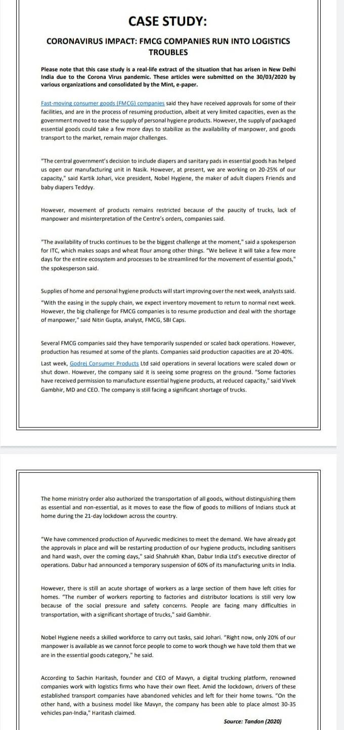 supply chain management Please answer in detail**