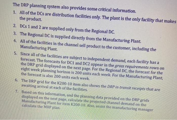 case study Performing a DRP calculation at ABC