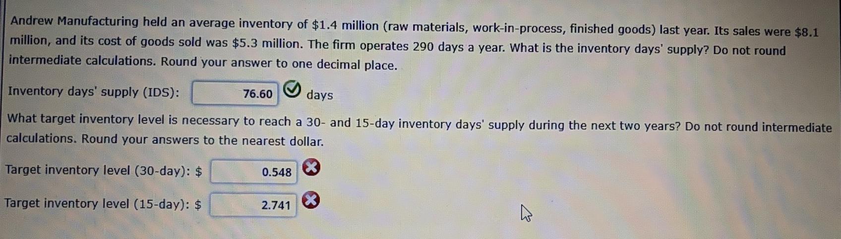 Please answer the wrong answers below for each