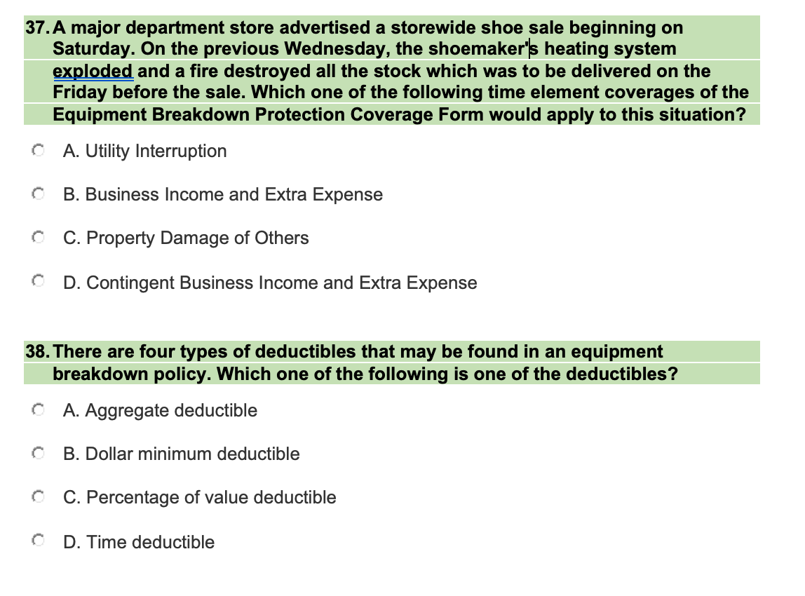 37. A major department store advertised a