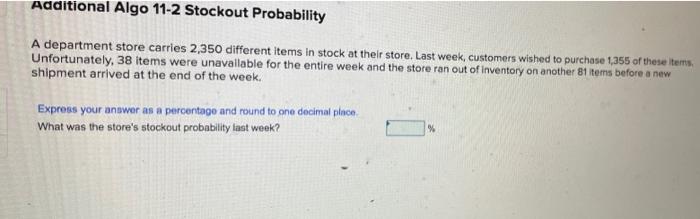 A department store carries 2,350 different items