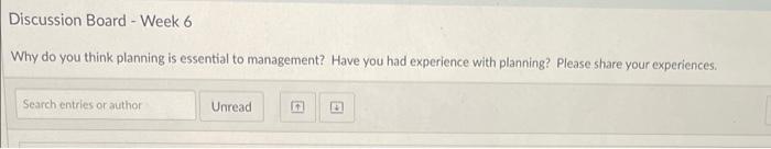 Thank you in advance Discussion Board - Week 6