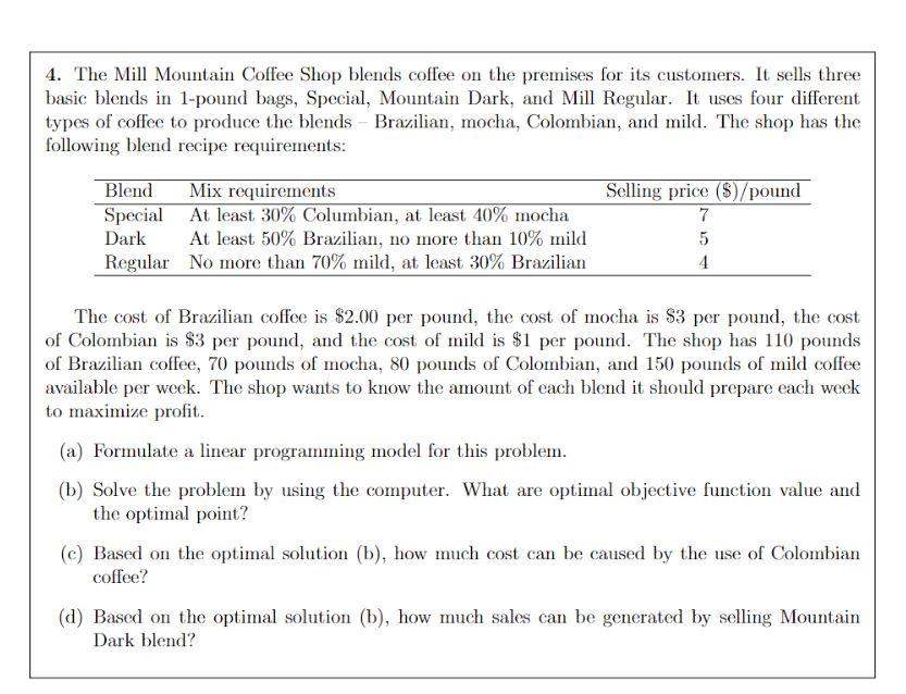 4. The Mill Mountain Coffee Shop blends coffee on