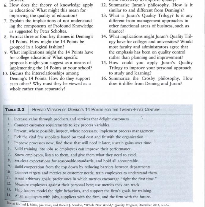 please do 8, 9, 12, 16 6. How does the theory of