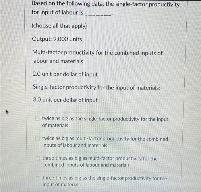 Based on the following data, the single-factor