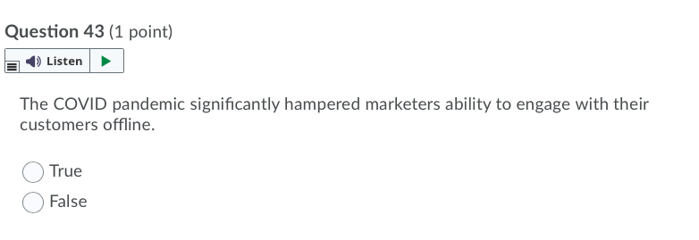 Social media marketing help asap!! Question 43 (1