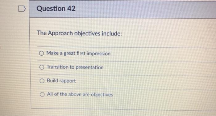 1 pts Question 41 Selling new products to