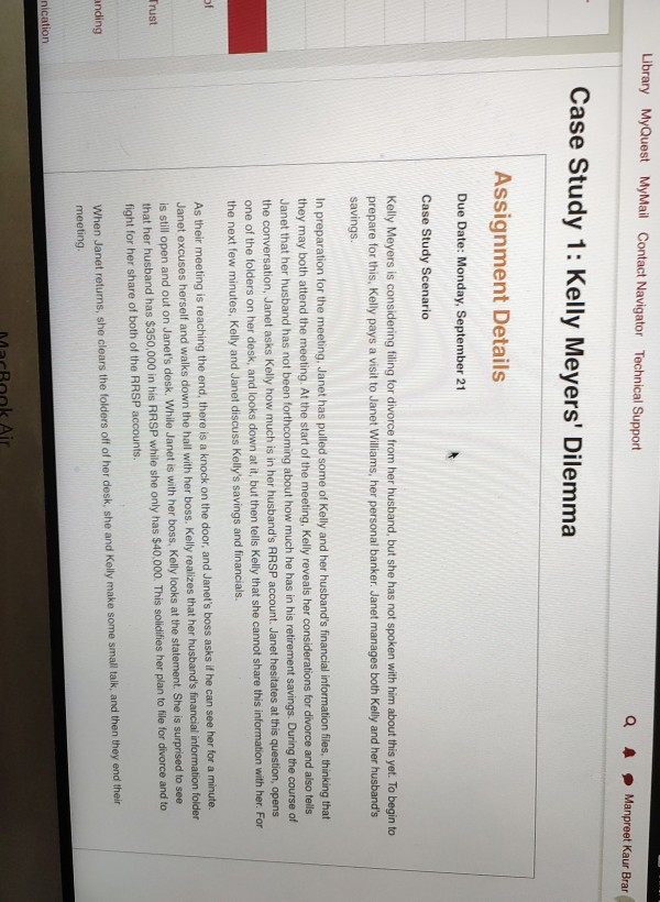 Library MyQuest MyMail Contact Navigator