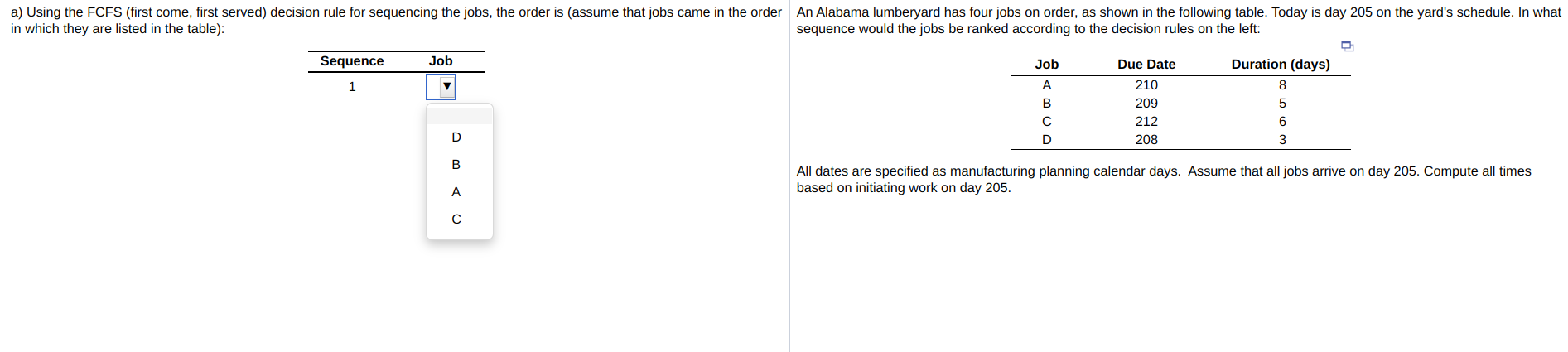 Also, Seq. job 2 3 4 5 *THE AVERAGE TARDINESS(job