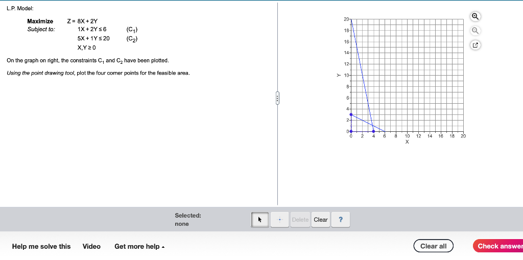 1) please find four corner points for the