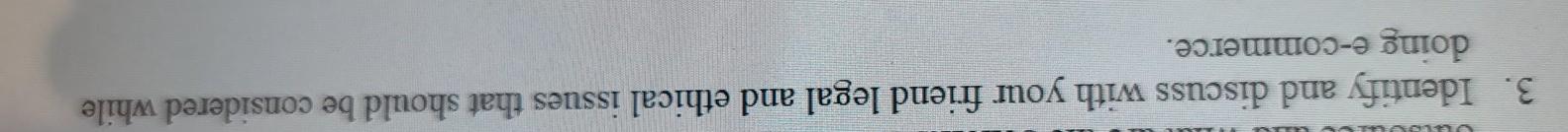 Case Study 2. Read the situation and answer all