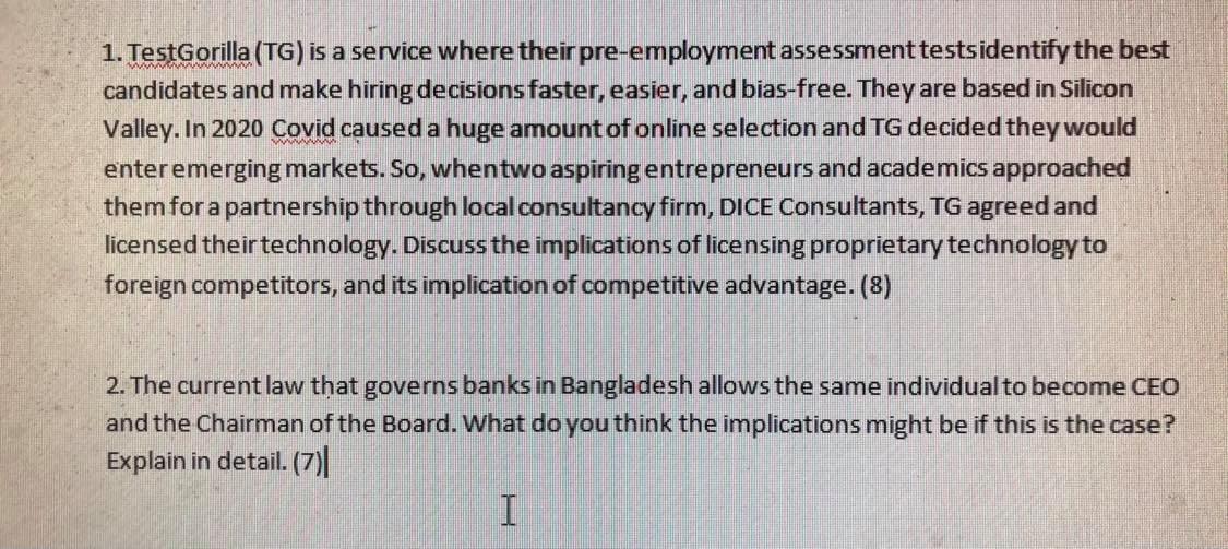 .....please give answer both of the questions in