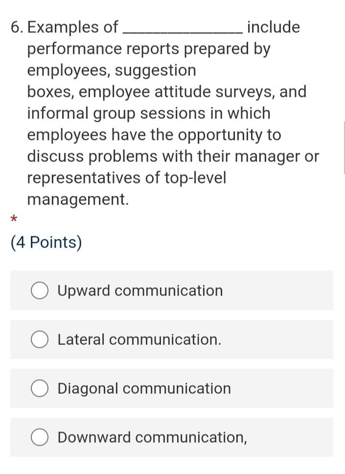 6. Examples of include performance reports