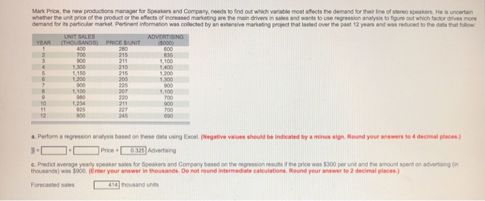 1 Mark Price, the new productions manager for