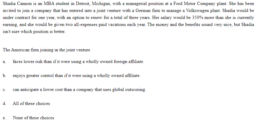 Shadia Cannon is an MBA student in Detroit,