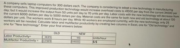 A company sells laptop computers for 300 dollars