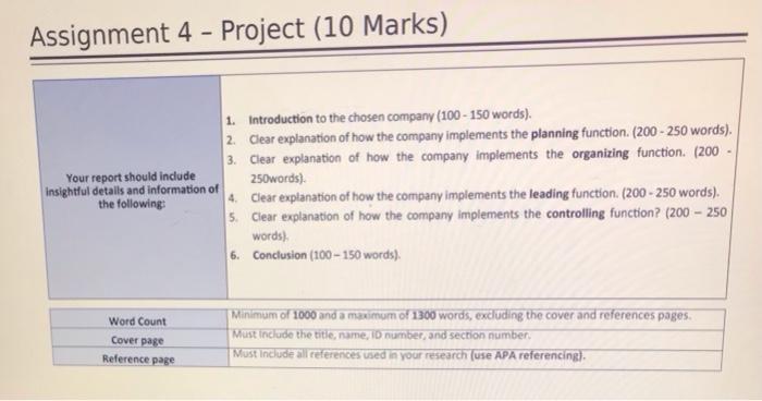 Project: write about " Apple" , and write the