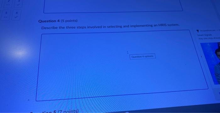describe the three steps involved in selecting
