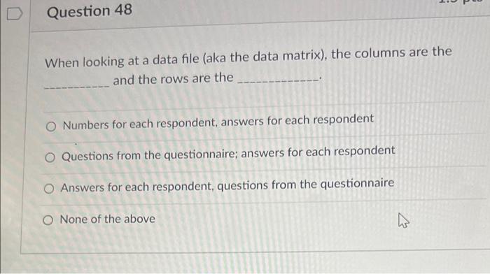 Question 46 When conducting a hypothesis test, if