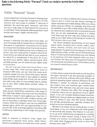 Refer to the following Public "Personal Cloud