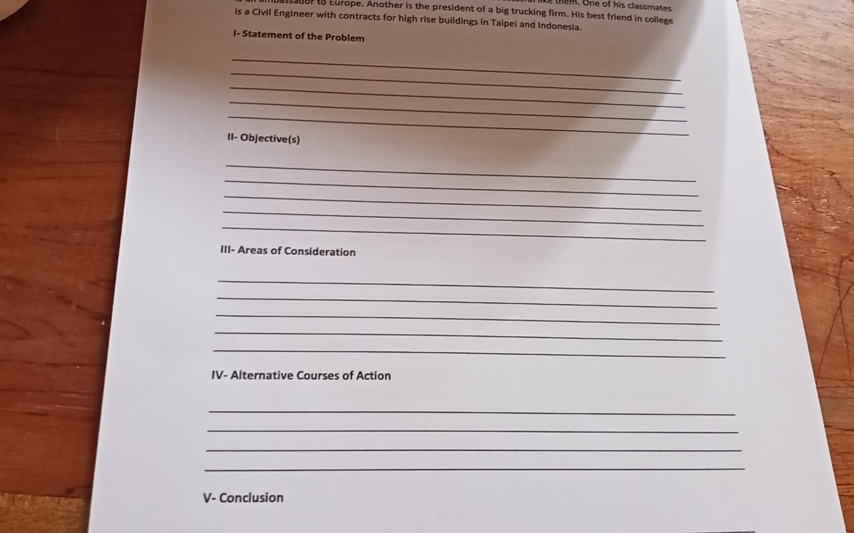 Case Study: Gutierrez Enterprises: The Impossible