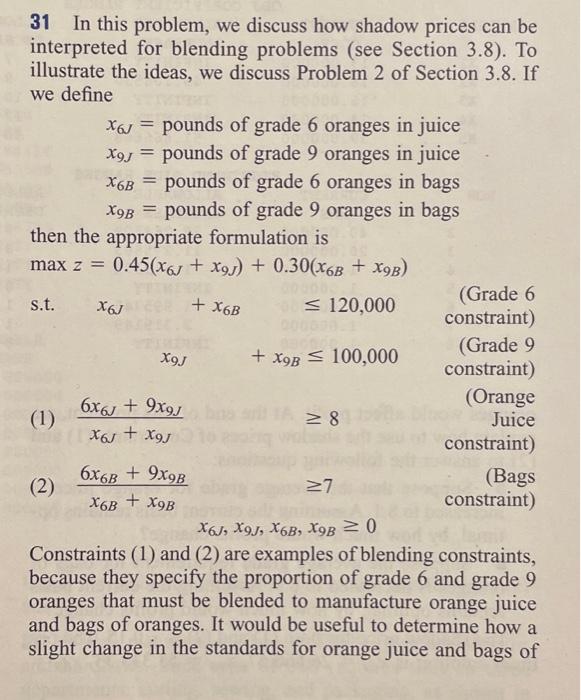 31 + X6B 31 In this problem, we discuss how