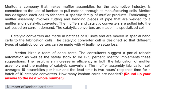 Meritor, a company that makes muffler assemblies