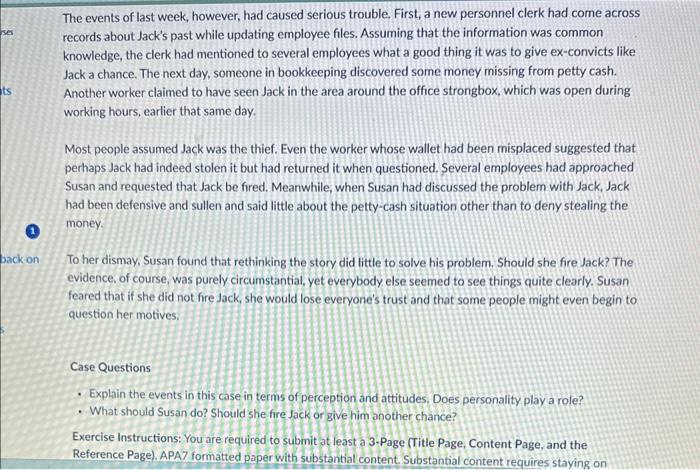 Differing Perceptions at Clarkston Industries