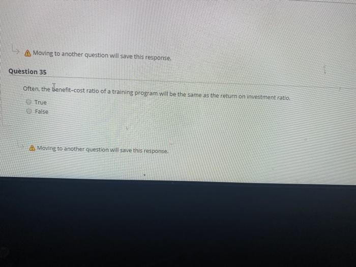 A Moving to another question will save this