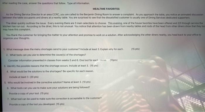 Please answer all questions with details. Thank