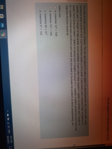 You are goed na Wesam You own a small carpentry