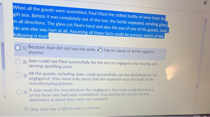 When all the guests were assembled, Paul lifted