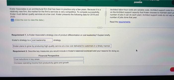 v possible Krater Associates is an architectural
