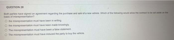 Both parties have signed an agreement regarding