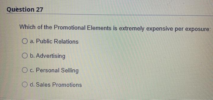 question 26 of prospective customers. To serve