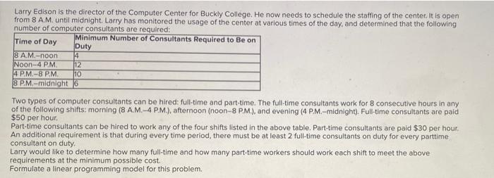 Larry Edison is the director of the Computer