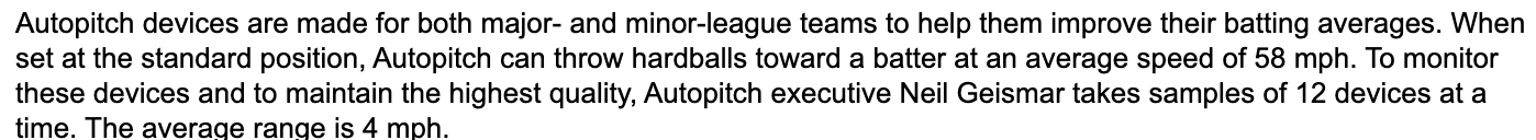 1) Using this information, construct control