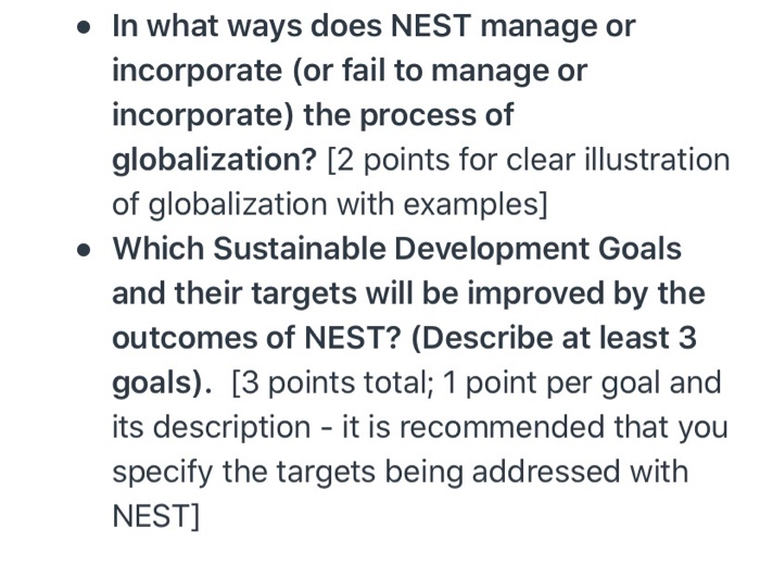 Please answer the 2 questions below with 3-5