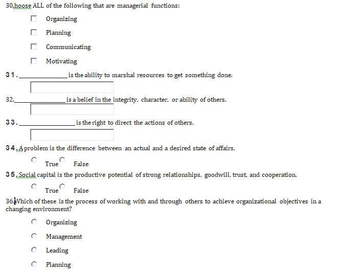 Can you please help me from 30-36.TIA 30.hoose