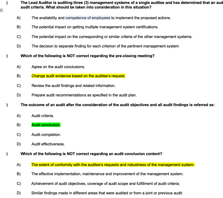 Please help answer this questions for me CORRECT