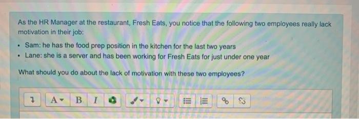 As a designated CPHR, you have recently been