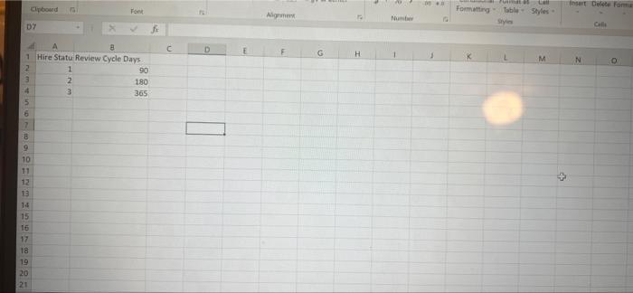 show the steps to find review due date using