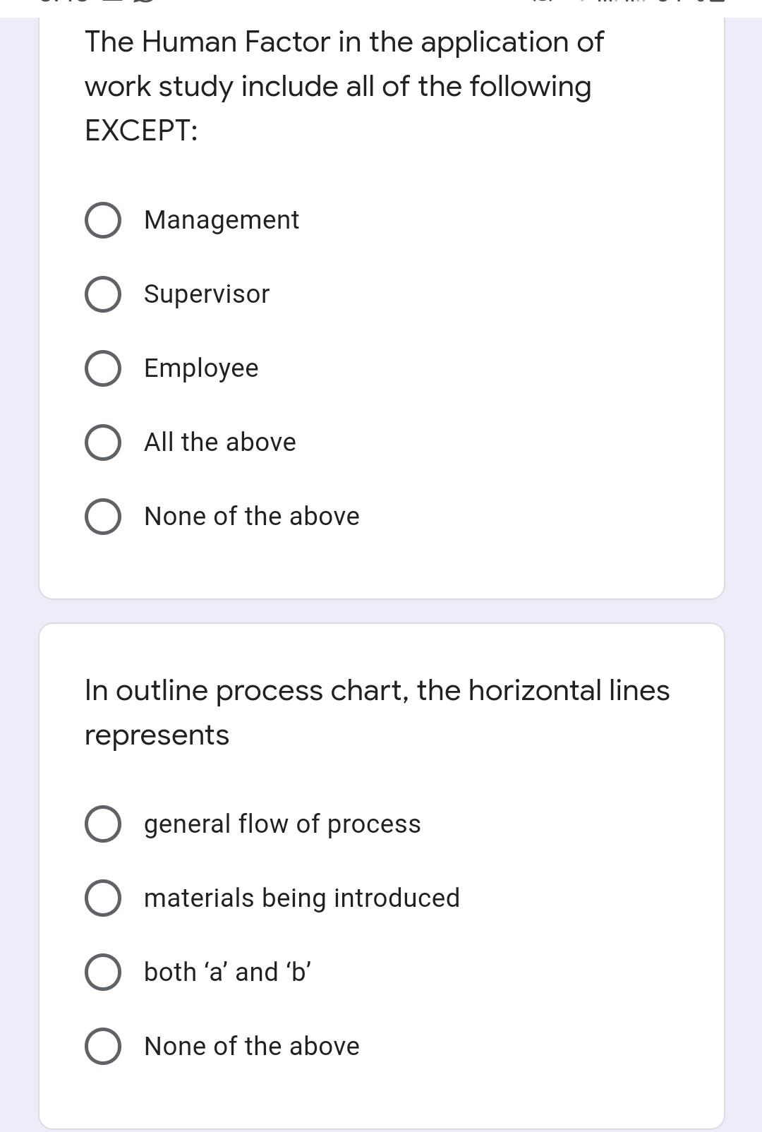The Human Factor in the application of work study