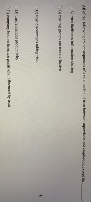 All of the following are consequences of a