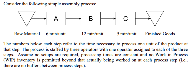 1a. What is the capacity of the process? 1b. Find