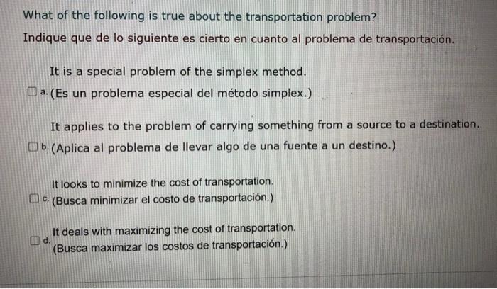 What of the following is true about the