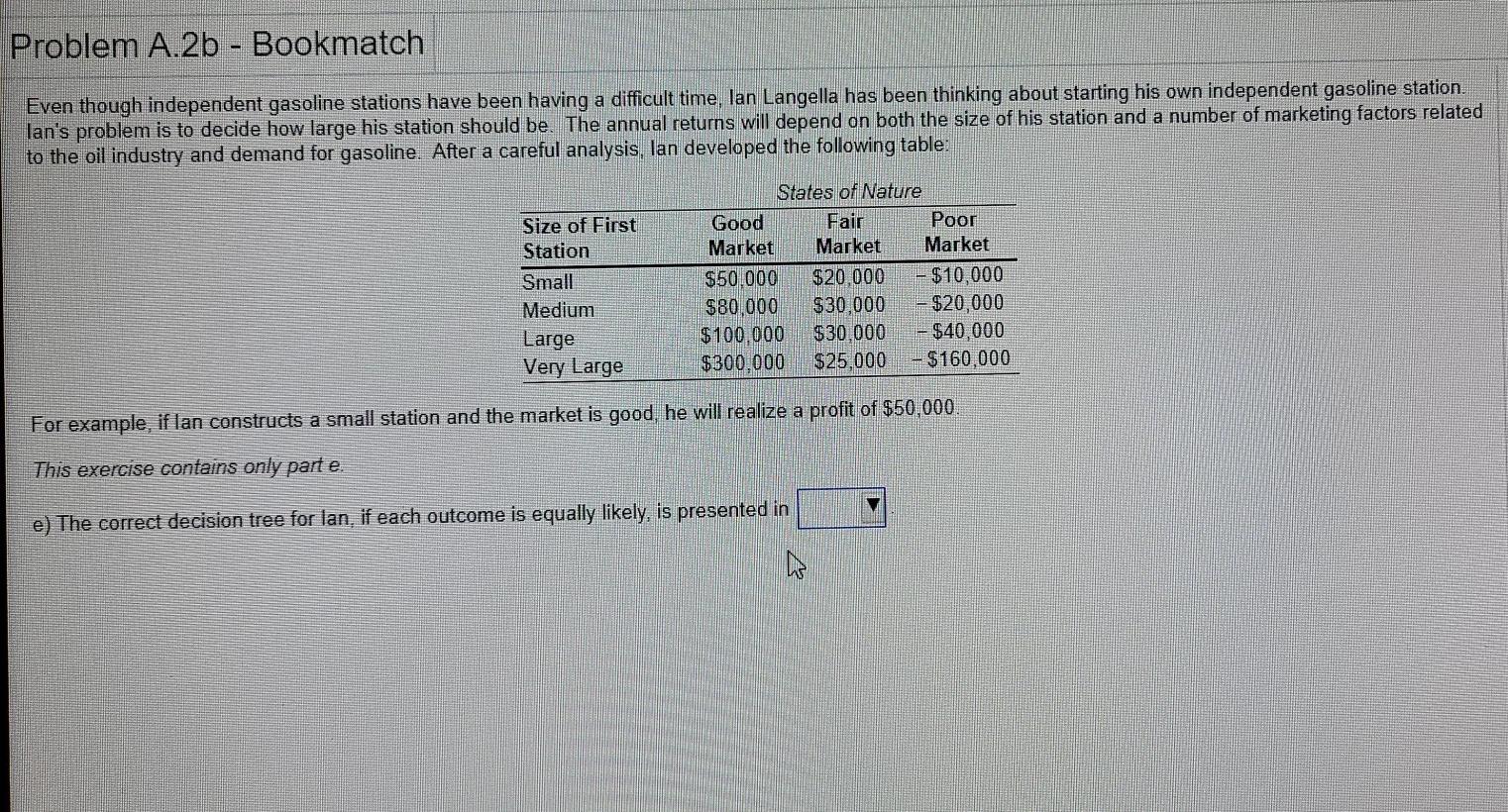 Problem A.2b - Bookmatch Even though independent