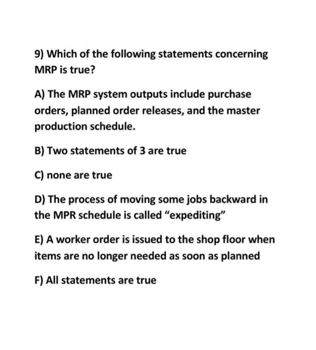 Explain briefly please!! 9) Which of the