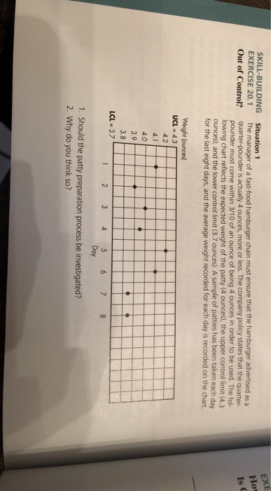 SKILL-BUILDING EXERCISE 20.1 Out of Control? EXE