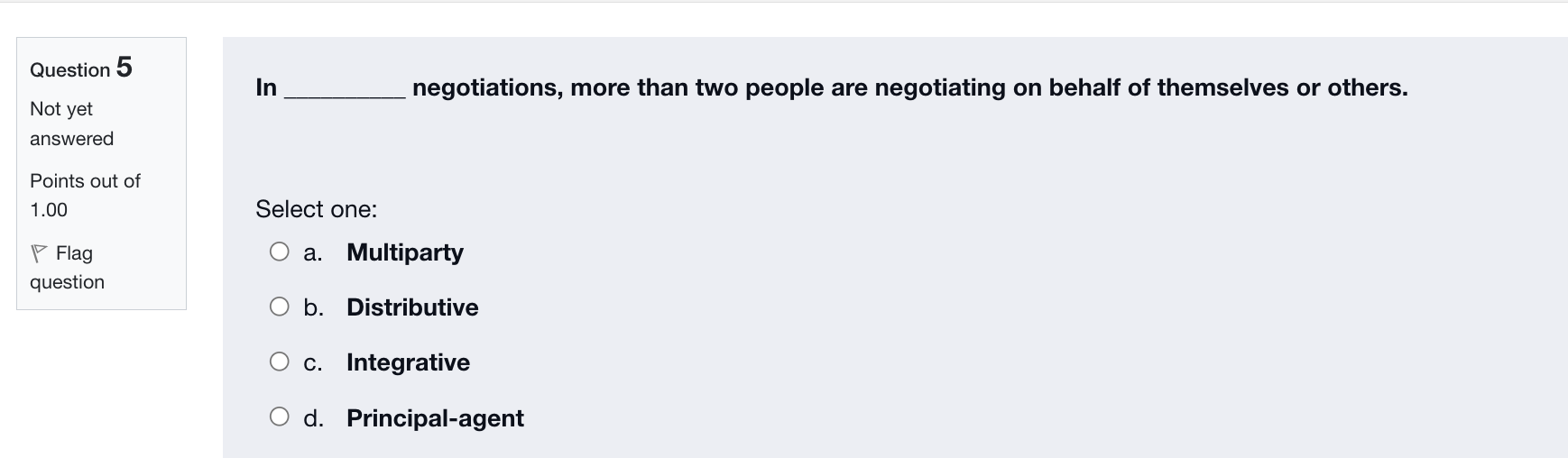 Which of the following is not one of the three